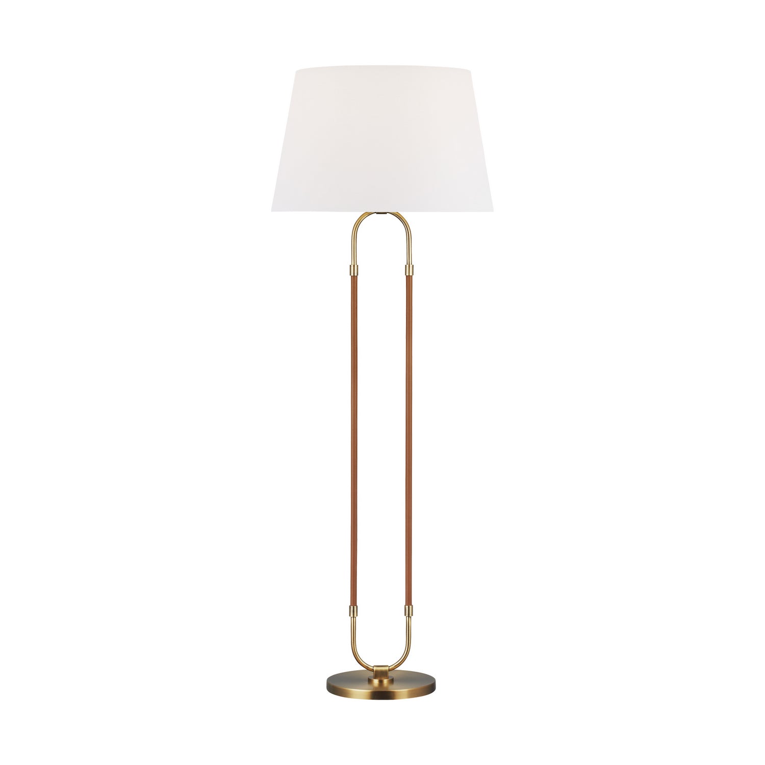 Visual Comfort Studio - LT1031TWB1 - One Light Floor Lamp - Katie - Time Worn Brass