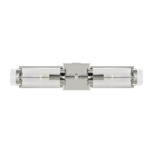 Visual Comfort Studio - LV1002PN - Two Light Wall Sconce - Flynn - Polished Nickel