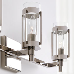 Visual Comfort Studio - LV1023PN - Three Light Vanity - Flynn - Polished Nickel