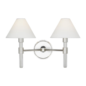 Visual Comfort Studio - LV1032PN - Two Light Vanity - Robert - Polished Nickel