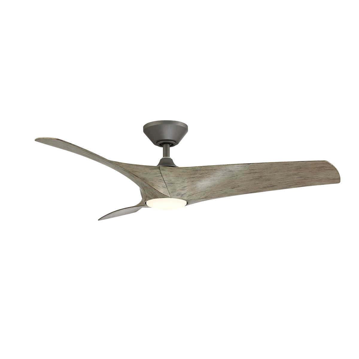 Modern Forms Fans - FR-W2006-52L-GH/WW - 52" Ceiling Fan - Zephyr - Graphite/Weathered Wood