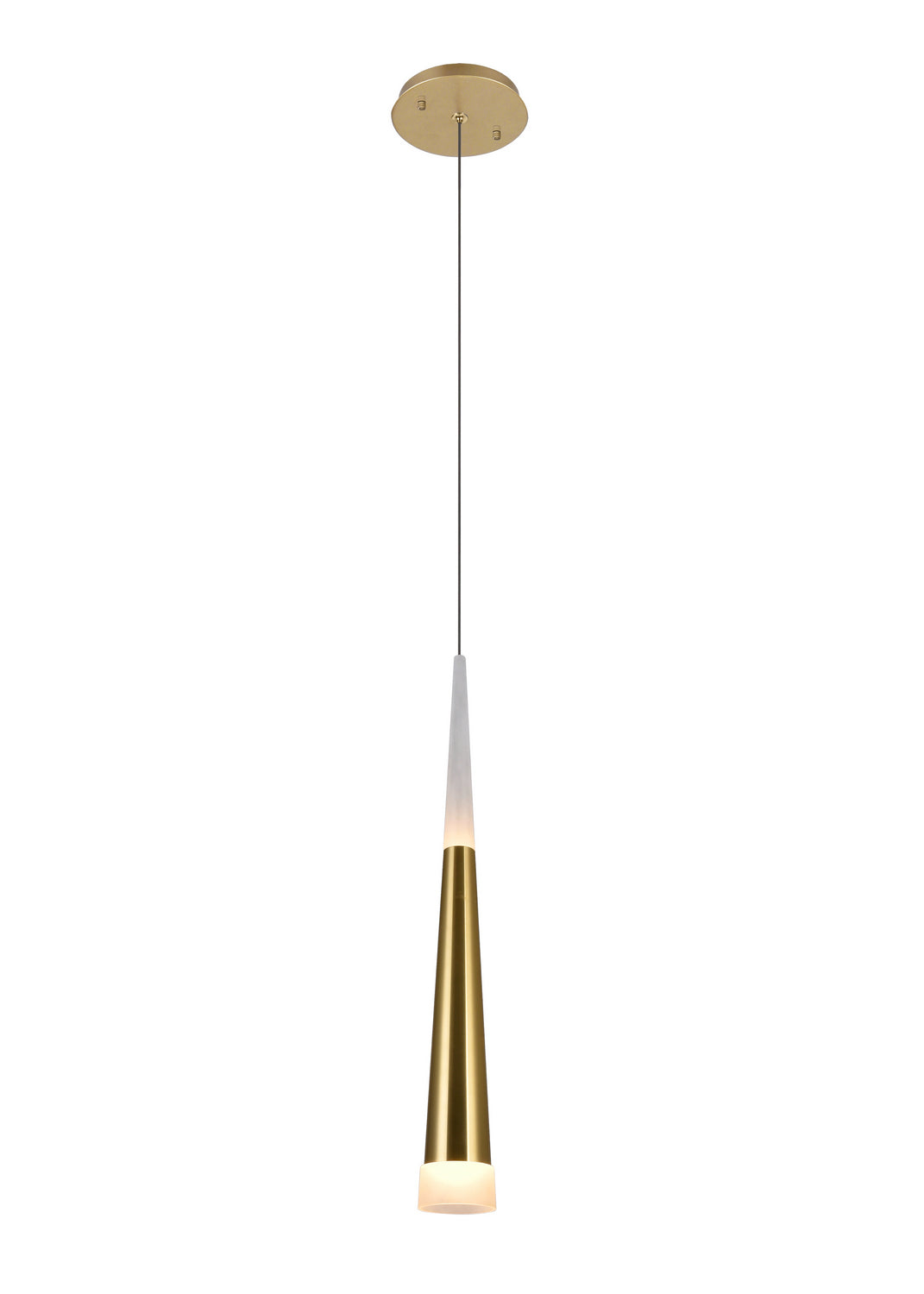 CWI Lighting - 1103P5-1-602 - LED Mini Pendant - Andes - Satin Gold