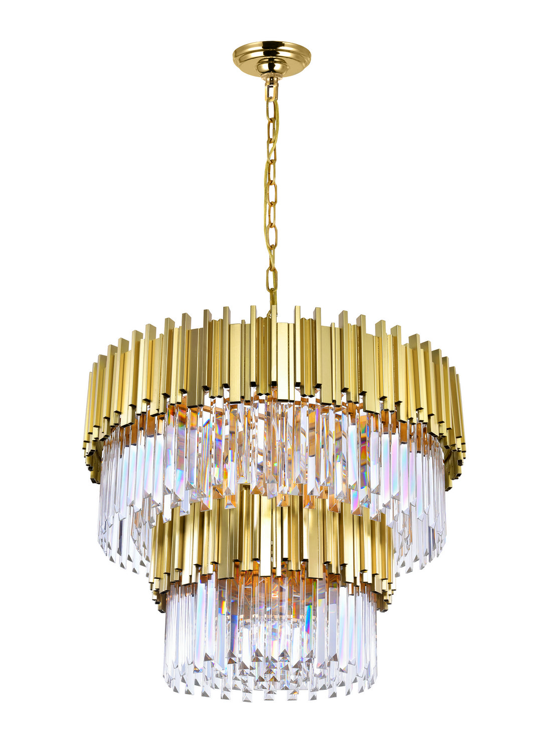 CWI Lighting - 1112P32-12-169 - 12 Light Chandelier - Deco - Medallion Gold