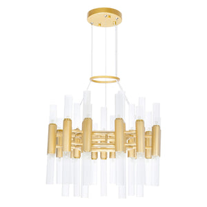 CWI Lighting - 1120P20-42-602 - LED Chandelier - Orgue - Satin Gold