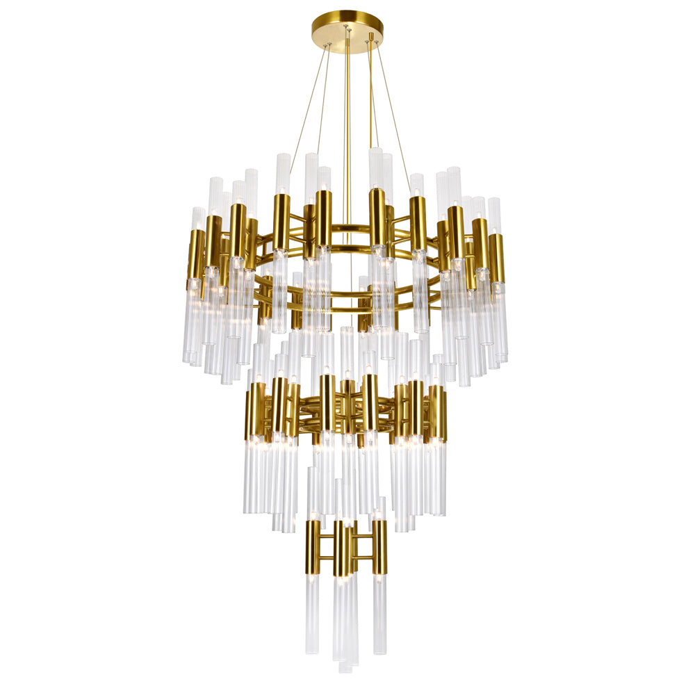 CWI Lighting - 1120P32-123-602 - LED Chandelier - Orgue - Satin Gold