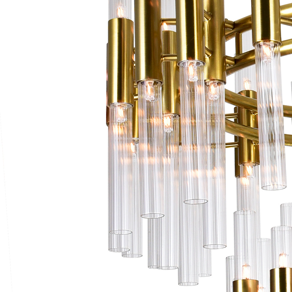 CWI Lighting - 1120P32-123-602 - LED Chandelier - Orgue - Satin Gold