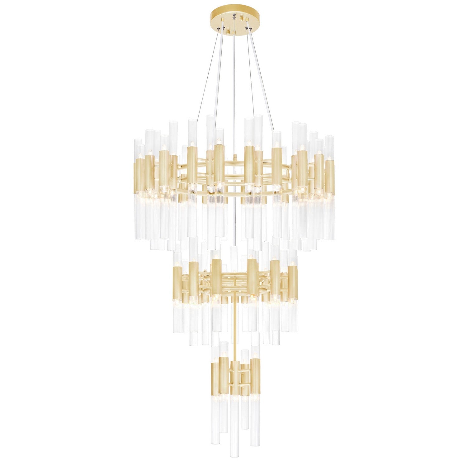 CWI Lighting - 1120P32-123-602 - LED Chandelier - Orgue - Satin Gold