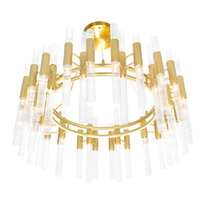 CWI Lighting - 1120P32-72-602 - LED Chandelier - Orgue - Satin Gold