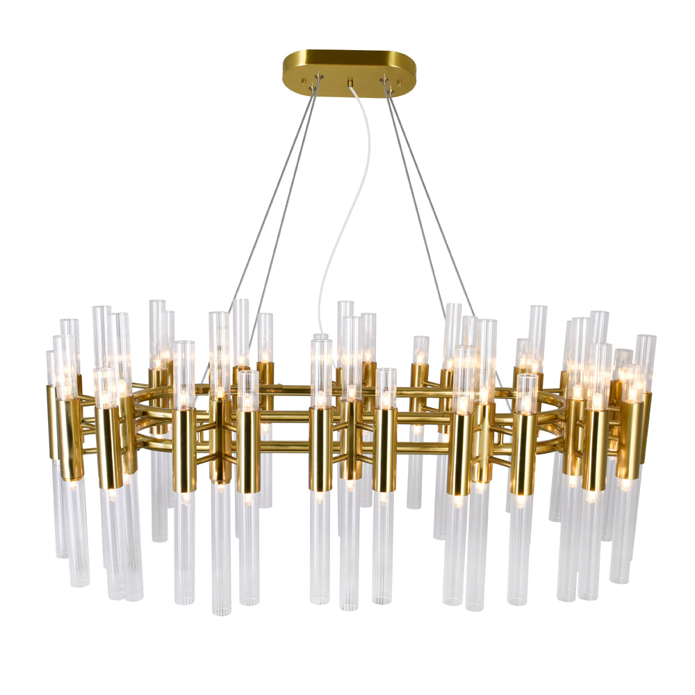 CWI Lighting - 1120P39-72-602 - LED Chandelier - Orgue - Satin Gold