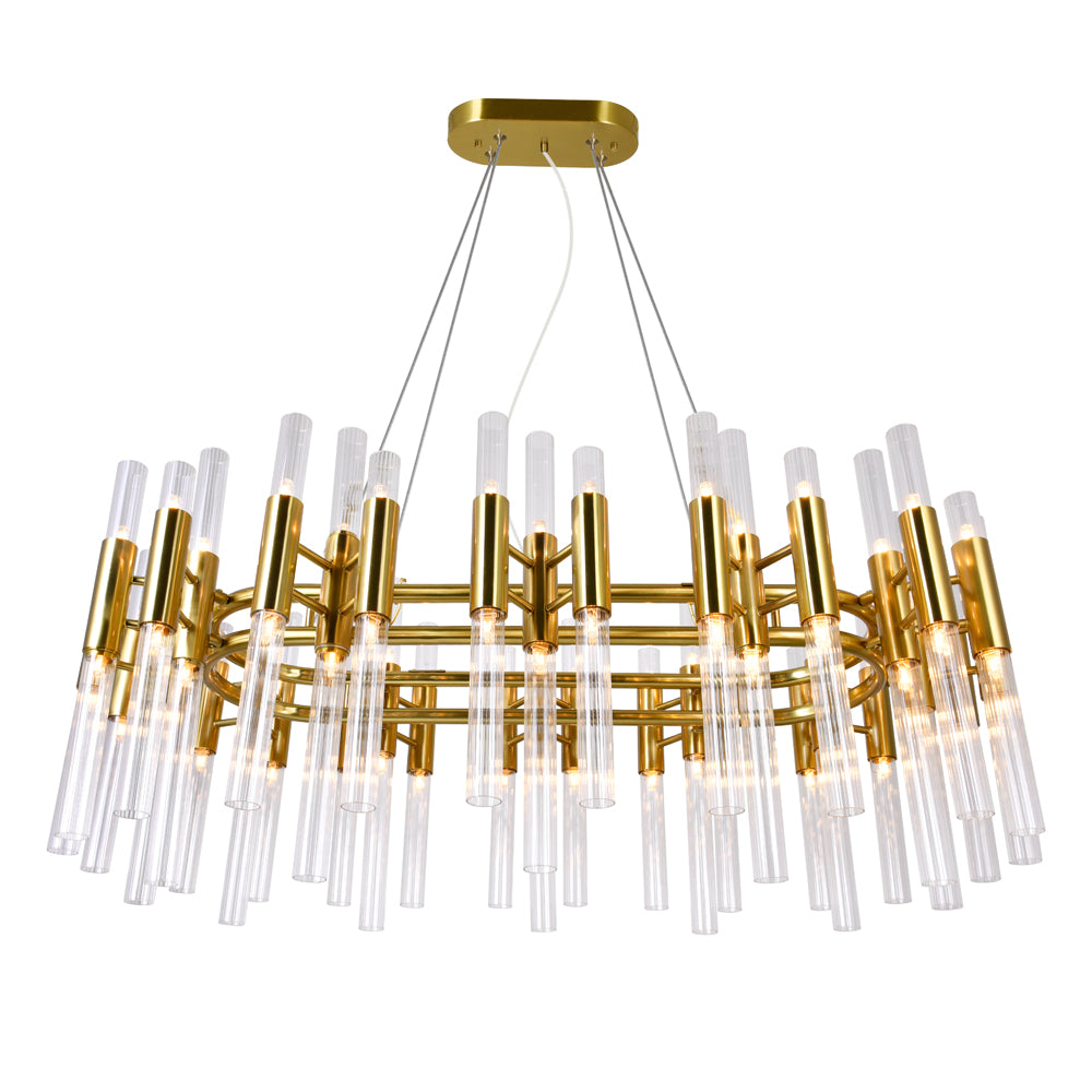 CWI Lighting - 1120P39-72-602 - LED Chandelier - Orgue - Satin Gold