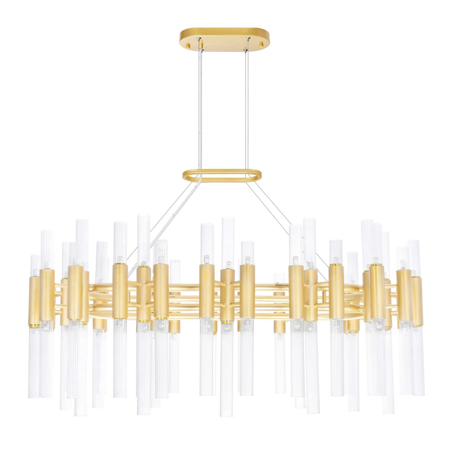 CWI Lighting - 1120P39-72-602 - LED Chandelier - Orgue - Satin Gold