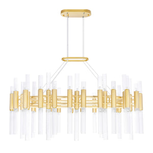 CWI Lighting - 1120P39-72-602 - LED Chandelier - Orgue - Satin Gold