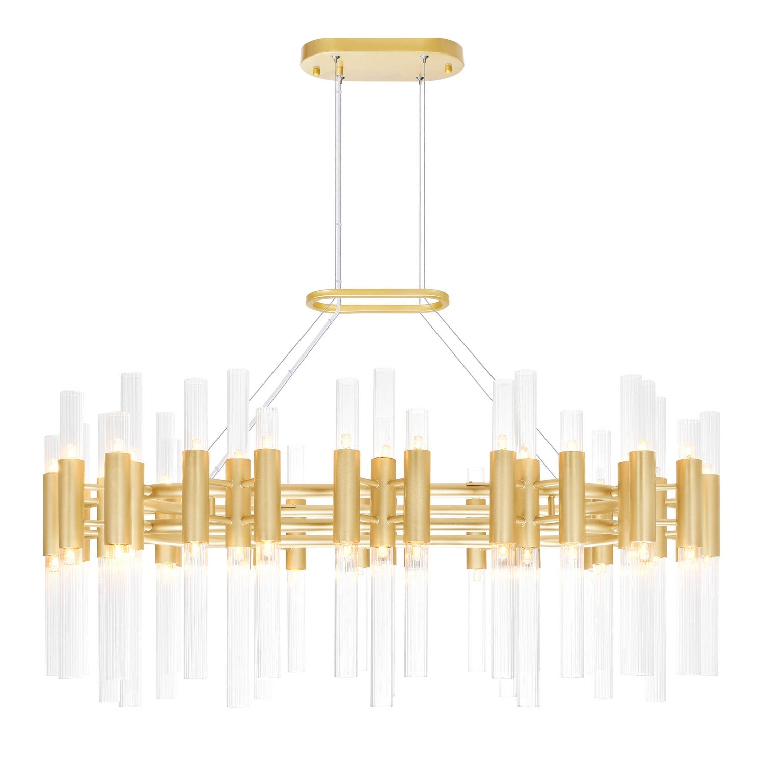 CWI Lighting - 1120P39-72-602 - LED Chandelier - Orgue - Satin Gold