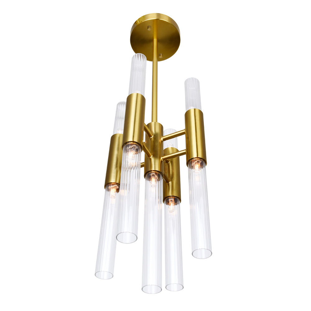 CWI Lighting - 1120P8-9-602 - LED Mini Pendant - Orgue - Satin Gold