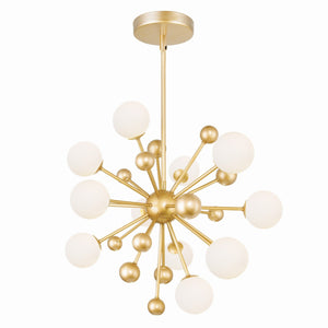 CWI Lighting - 1125P24-11-268 - LED Chandelier - Element - Sun Gold