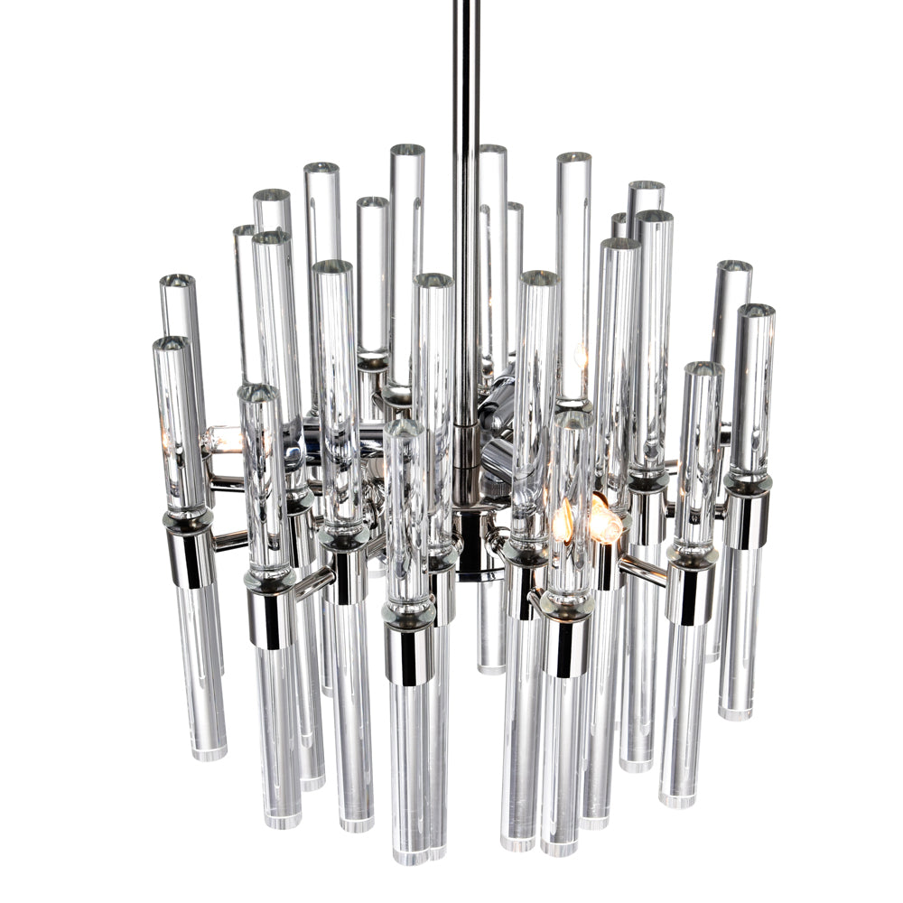 CWI Lighting - 1137P10-3-613 - Three Light Mini Chandelier - Miroir - Polished Nickel