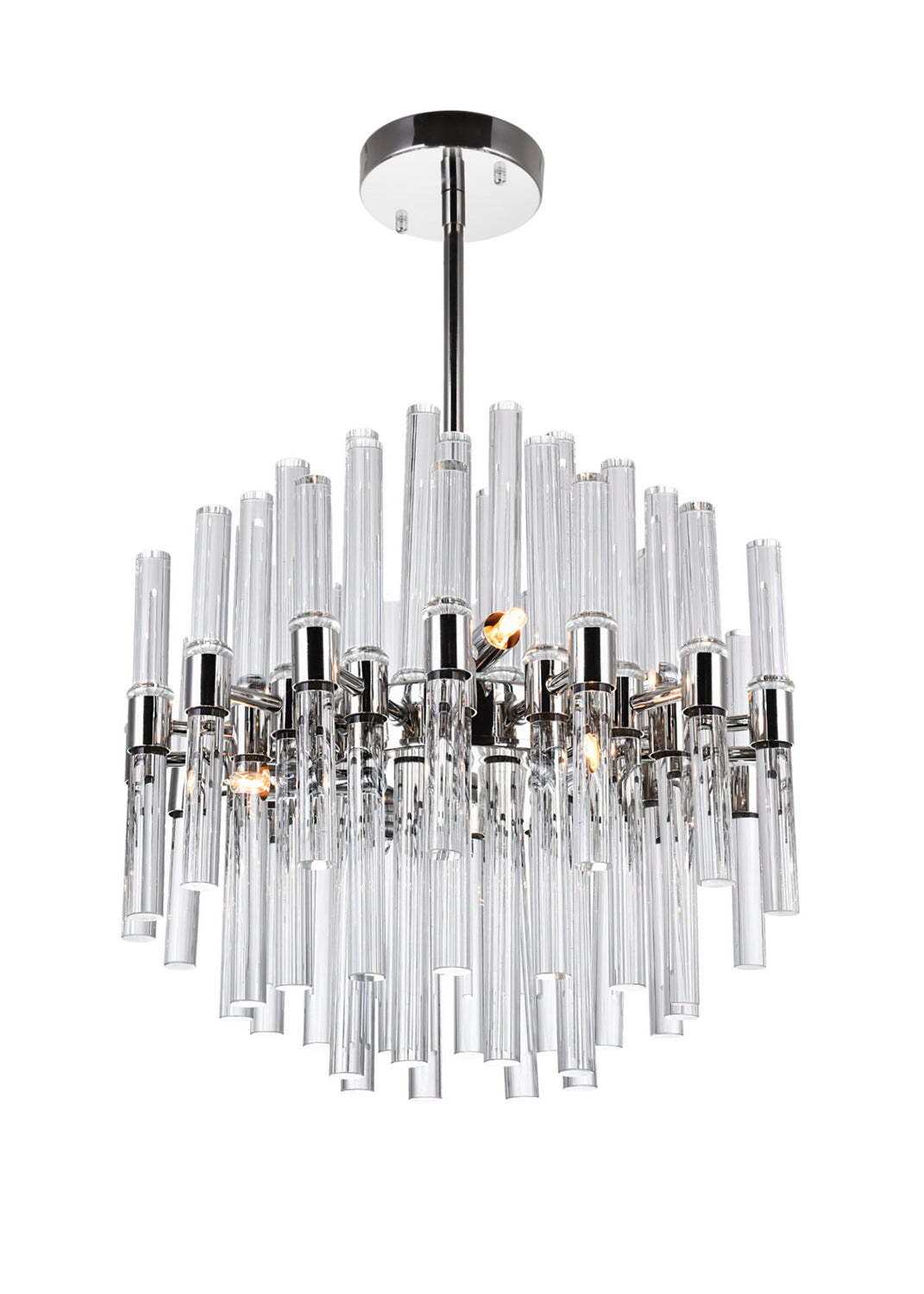 CWI Lighting - 1137P16-8-613 - Eight Light Chandelier - Miroir - Polished Nickel