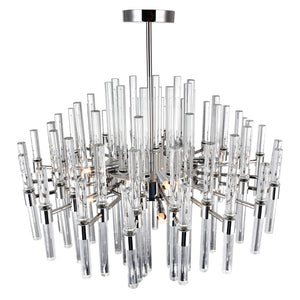 CWI Lighting - 1137P26-10-613 - Ten Light Chandelier - Miroir - Polished Nickel