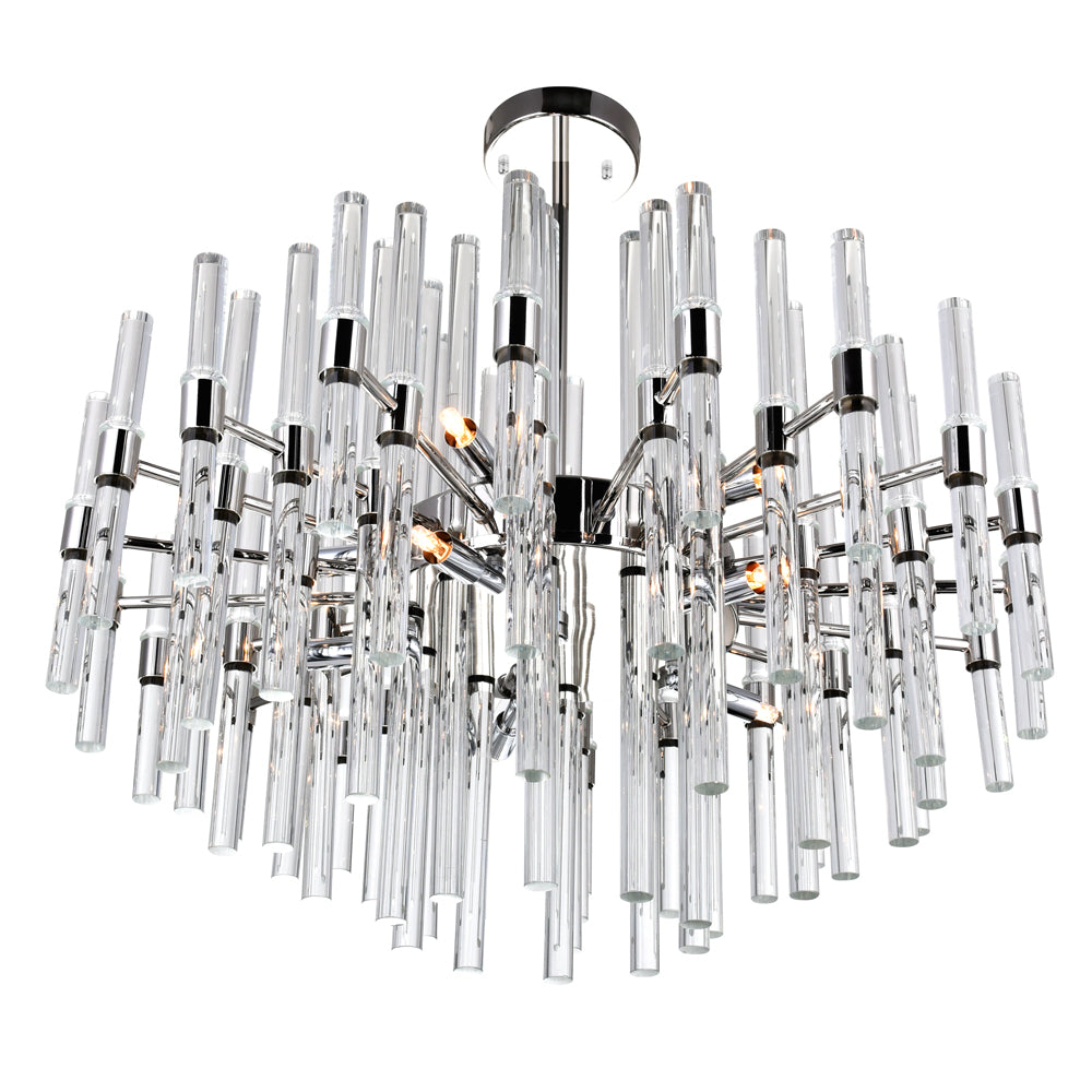 CWI Lighting - 1137P26-10-613 - Ten Light Chandelier - Miroir - Polished Nickel