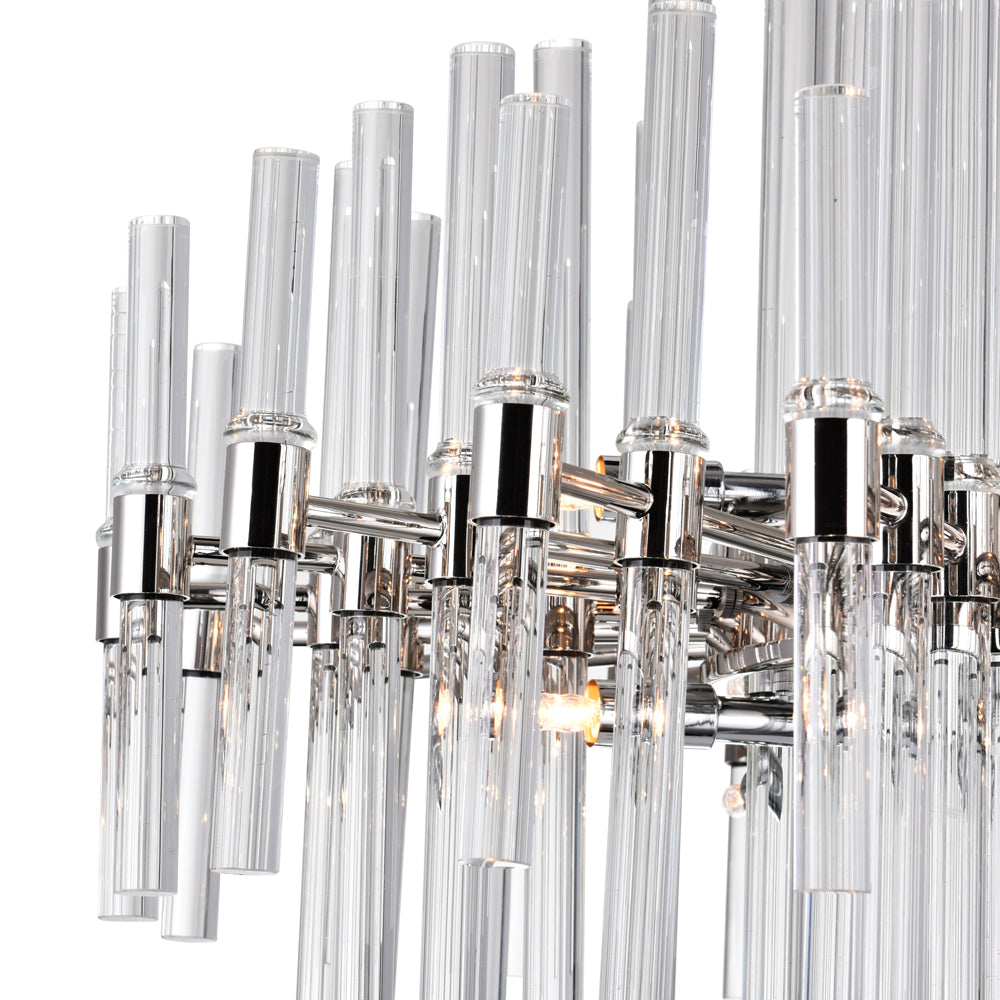 CWI Lighting - 1137P26-10-613 - Ten Light Chandelier - Miroir - Polished Nickel