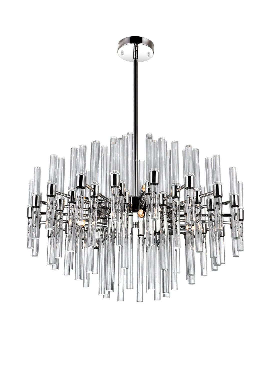 CWI Lighting - 1137P26-10-613 - Ten Light Chandelier - Miroir - Polished Nickel