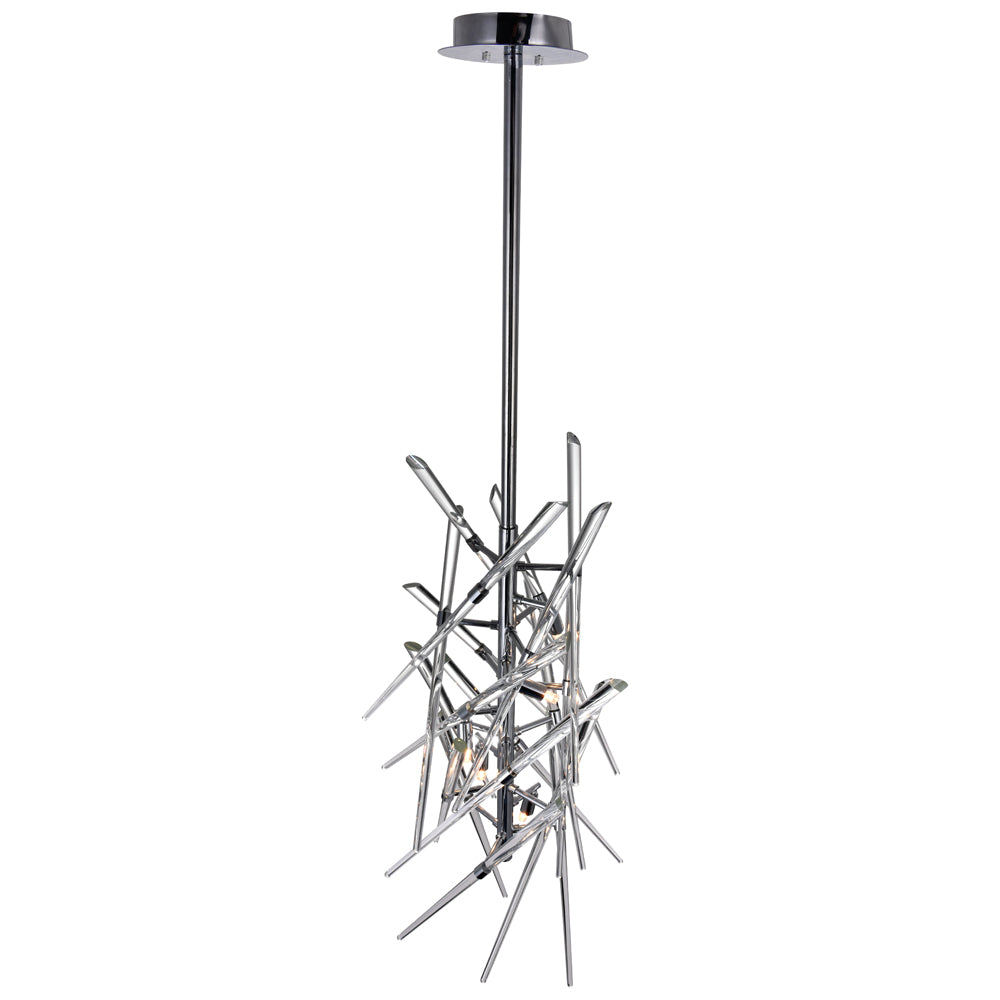 CWI Lighting - 1154P13-5-601 - Five Light Mini Chandelier - Icicle - Chrome