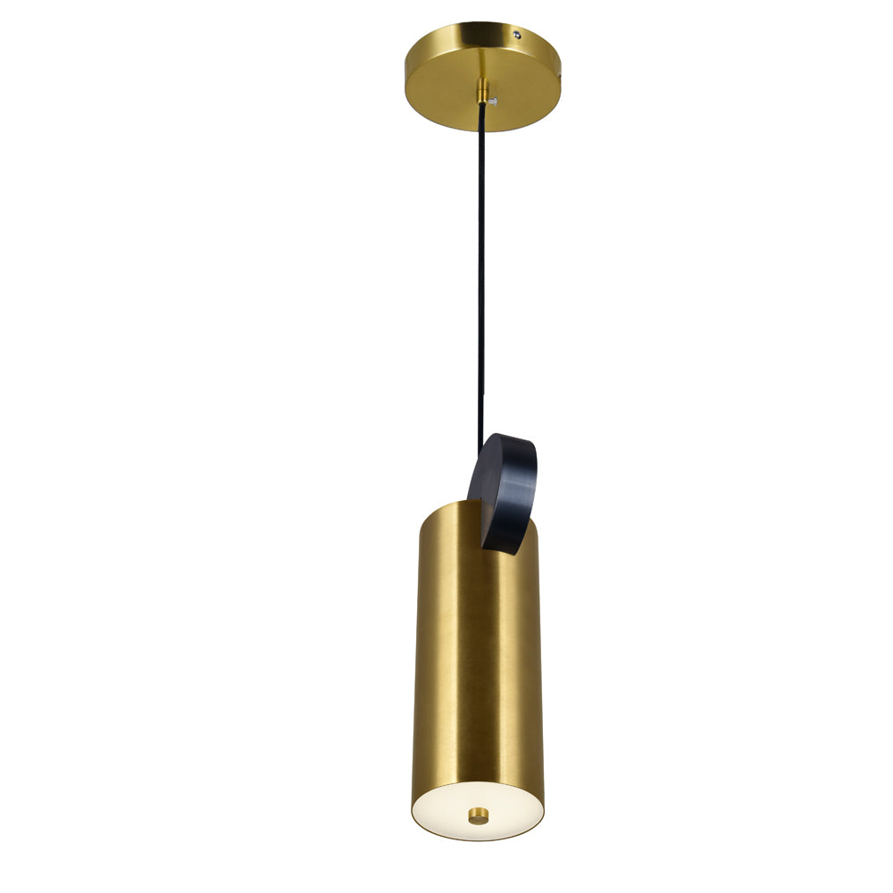 CWI Lighting - 1156P6-625 - LED Mini Pendant - Saleen - Sun Gold & Black