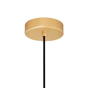 CWI Lighting - 1156P6-625 - LED Mini Pendant - Saleen - Sun Gold & Black