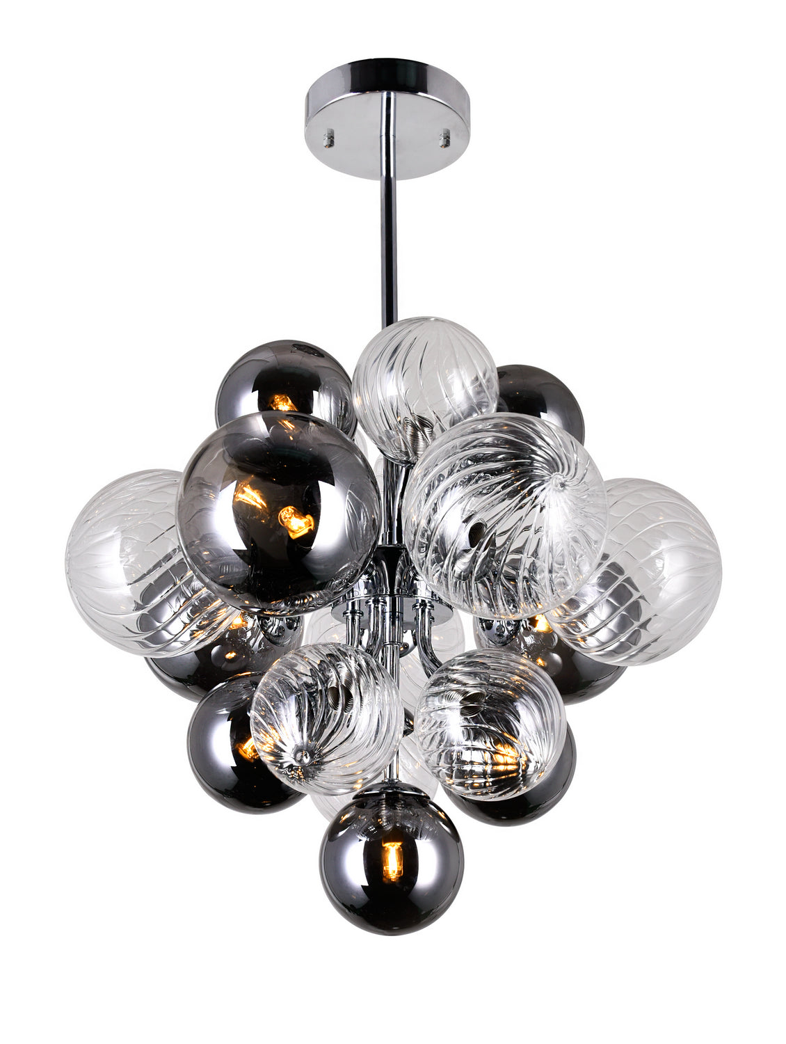 CWI Lighting - 1205P16-8-601 - LED Chandelier - Pallocino - Chrome