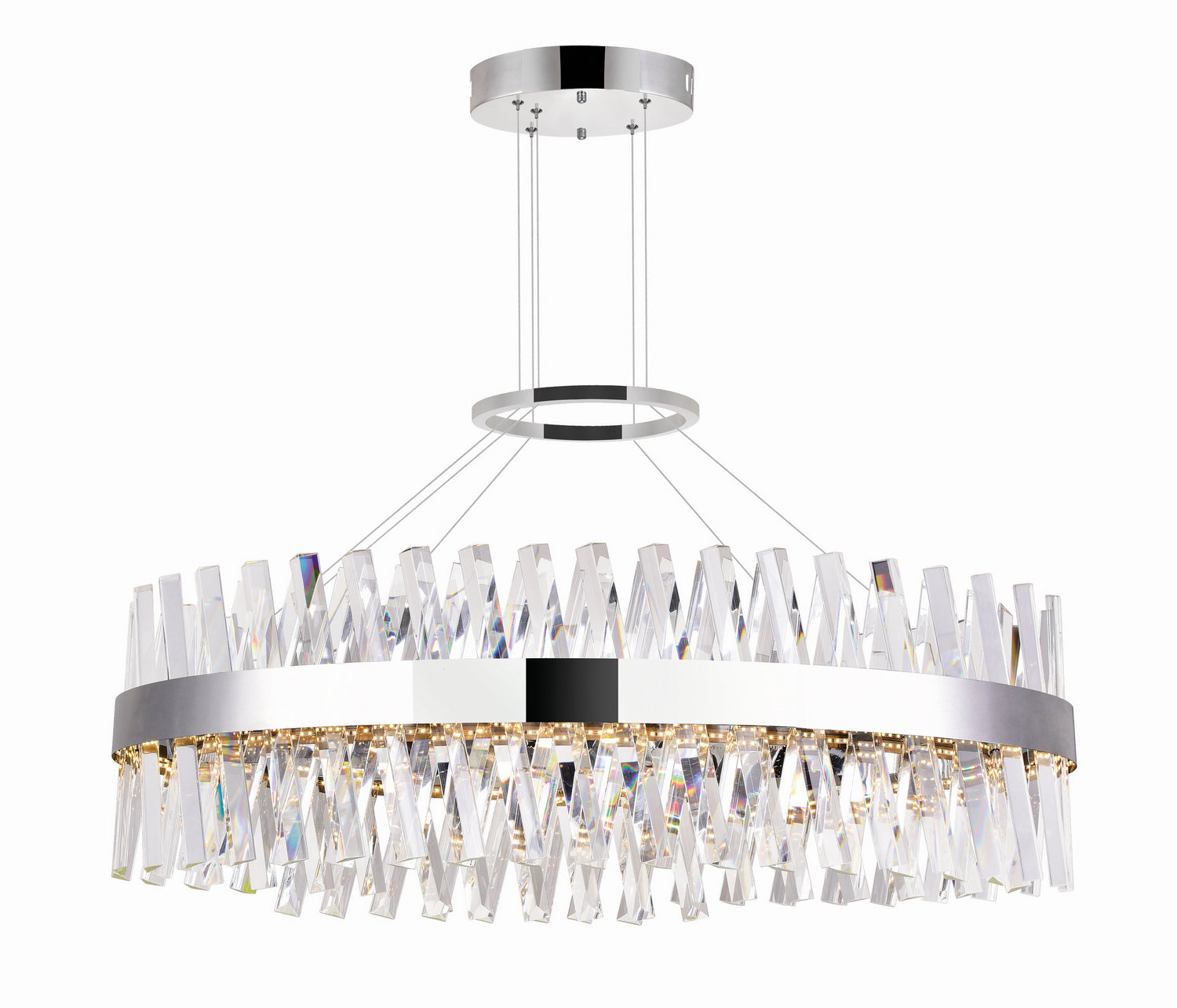 CWI Lighting - 1220P40-601-O - LED Chandelier - Glace - Chrome