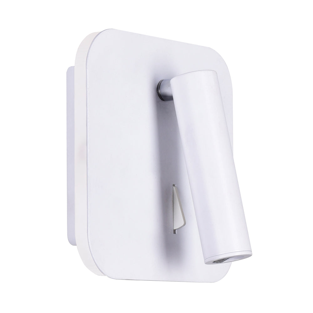 CWI Lighting - 1242W6-103 - LED Wall Sconce - Private I - Matte White