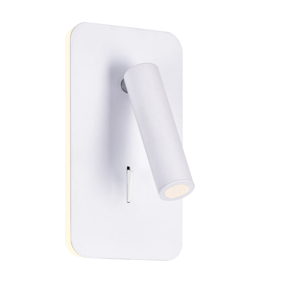 CWI Lighting - 1243W6-103 - LED Wall Sconce - Private I - Matte White