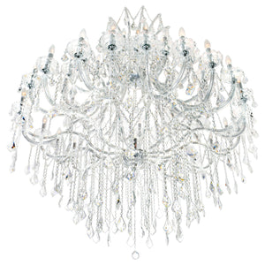 CWI Lighting - 8318P60C-49 (Clear)-A - 49 Light Chandelier - Maria Theresa - Chrome