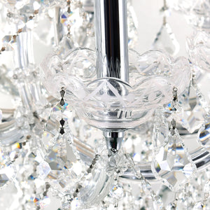 CWI Lighting - 8318P60C-49 (Clear)-A - 49 Light Chandelier - Maria Theresa - Chrome