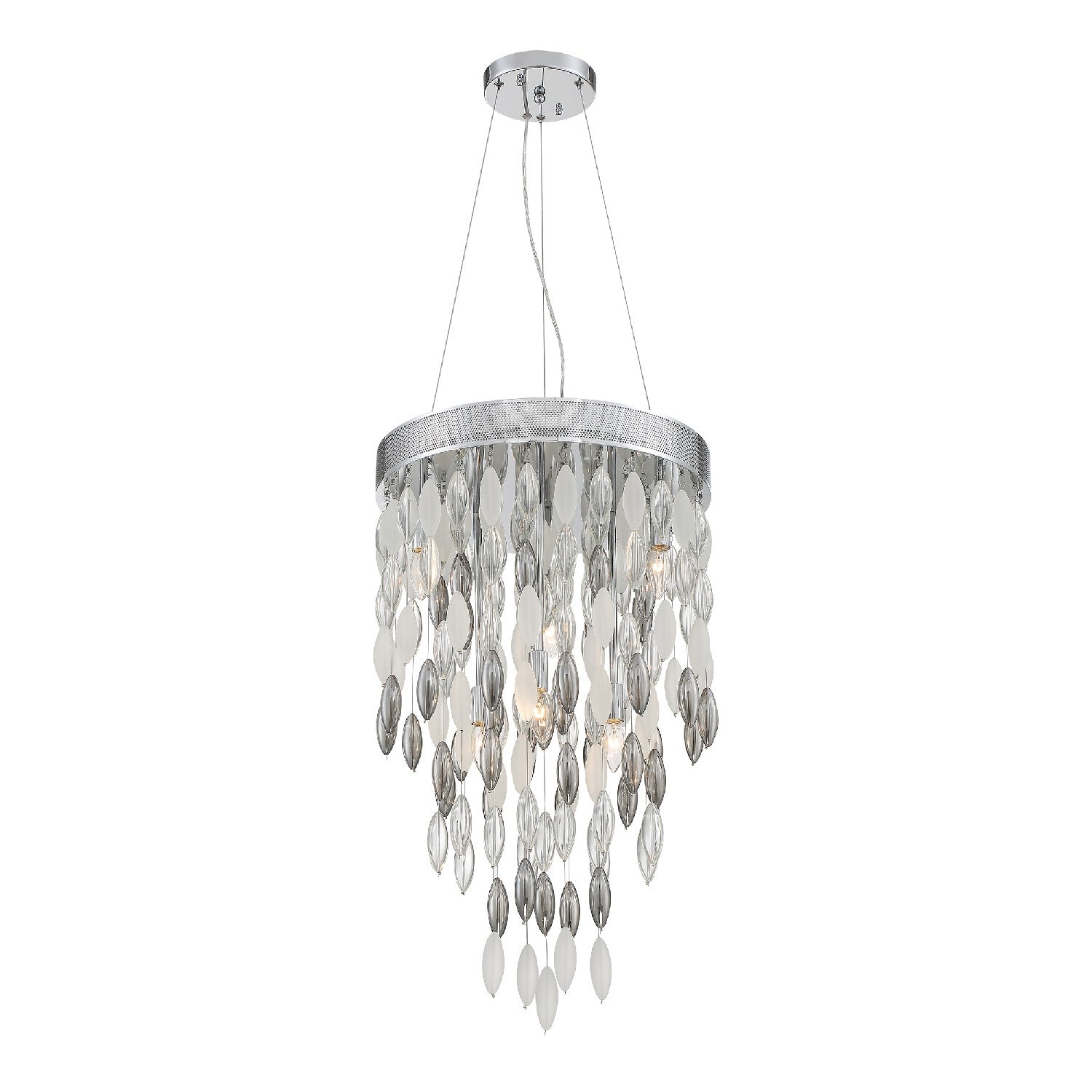 Crystorama - HUD-A2216-CH - Six Light Chandelier - Hudson - Polished Chrome