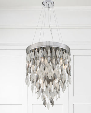 Crystorama - HUD-A2219-CH - Nine Light Chandelier - Hudson - Polished Chrome