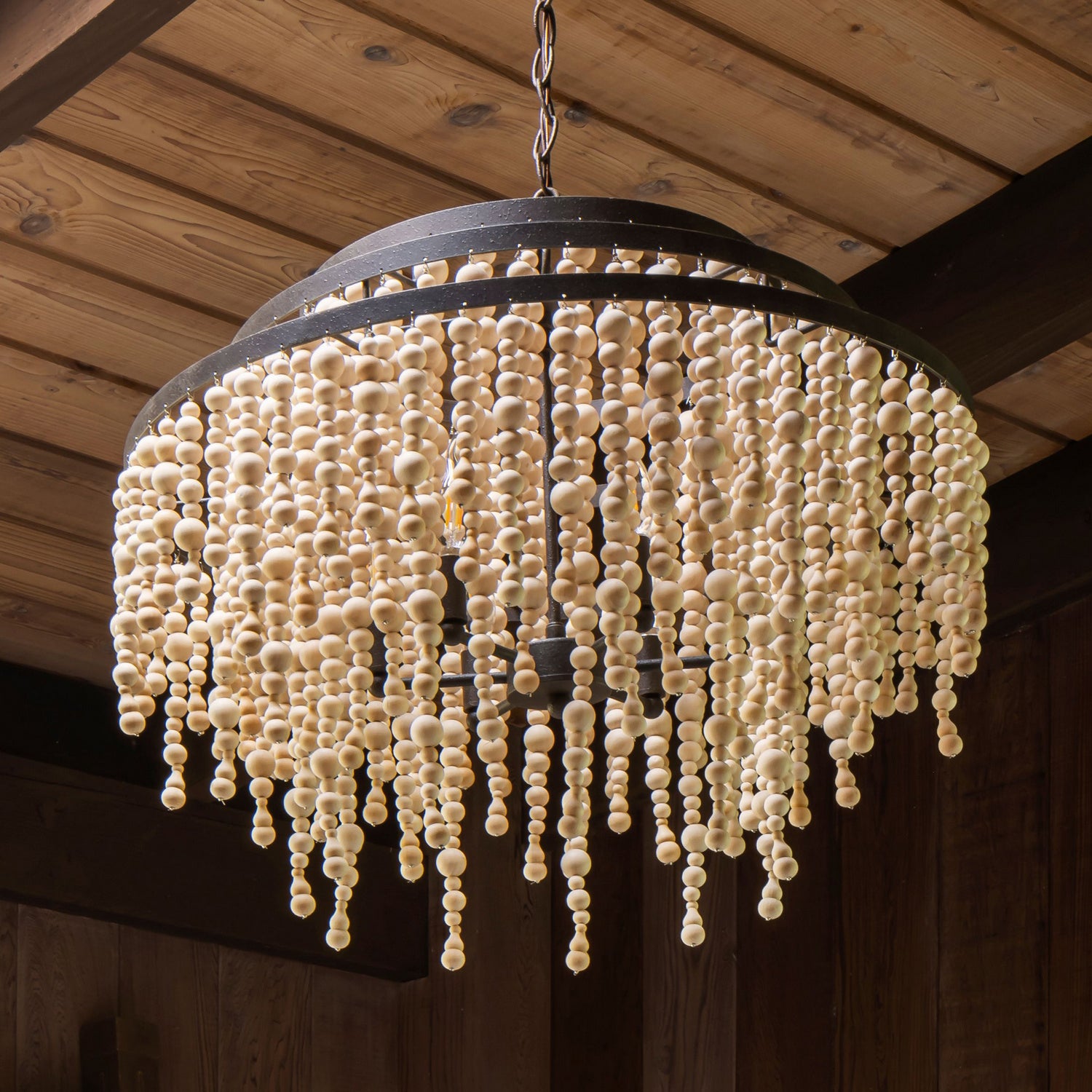 Crystorama - POP-A5076-FB - Six Light Chandelier - Poppy - Forged Bronze