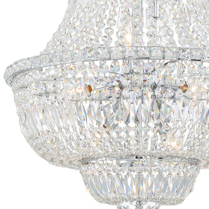 Crystorama - ROS-A1009-CH-CL-MWP - Nine Light Chandelier - Roslyn - Polished Chrome