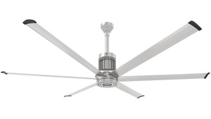 Big Ass Fans - MK-I61-071906A727I12 - 84"Ceiling Fan - i6 - Brushed Silver