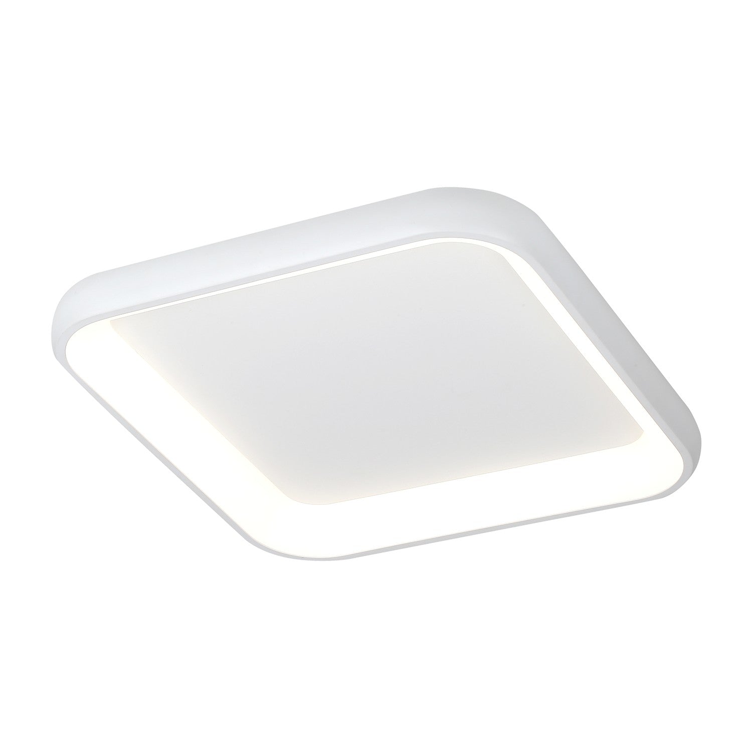 Justice Designs - ACR-4072-OPAL-WHTE - LED Flush-Mount - Acryluxe - Matte White