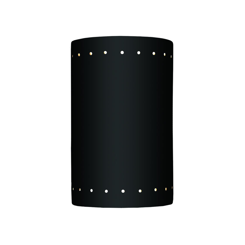 Justice Designs - CER-1295W-CRB - Lantern - Ambiance - Carbon - Matte Black