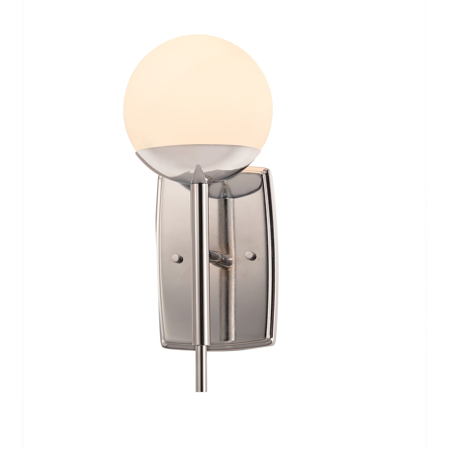 Justice Designs - FSN-8961-OPAL-CROM - One Light Wall Sconce - Fusion - Polished Chrome