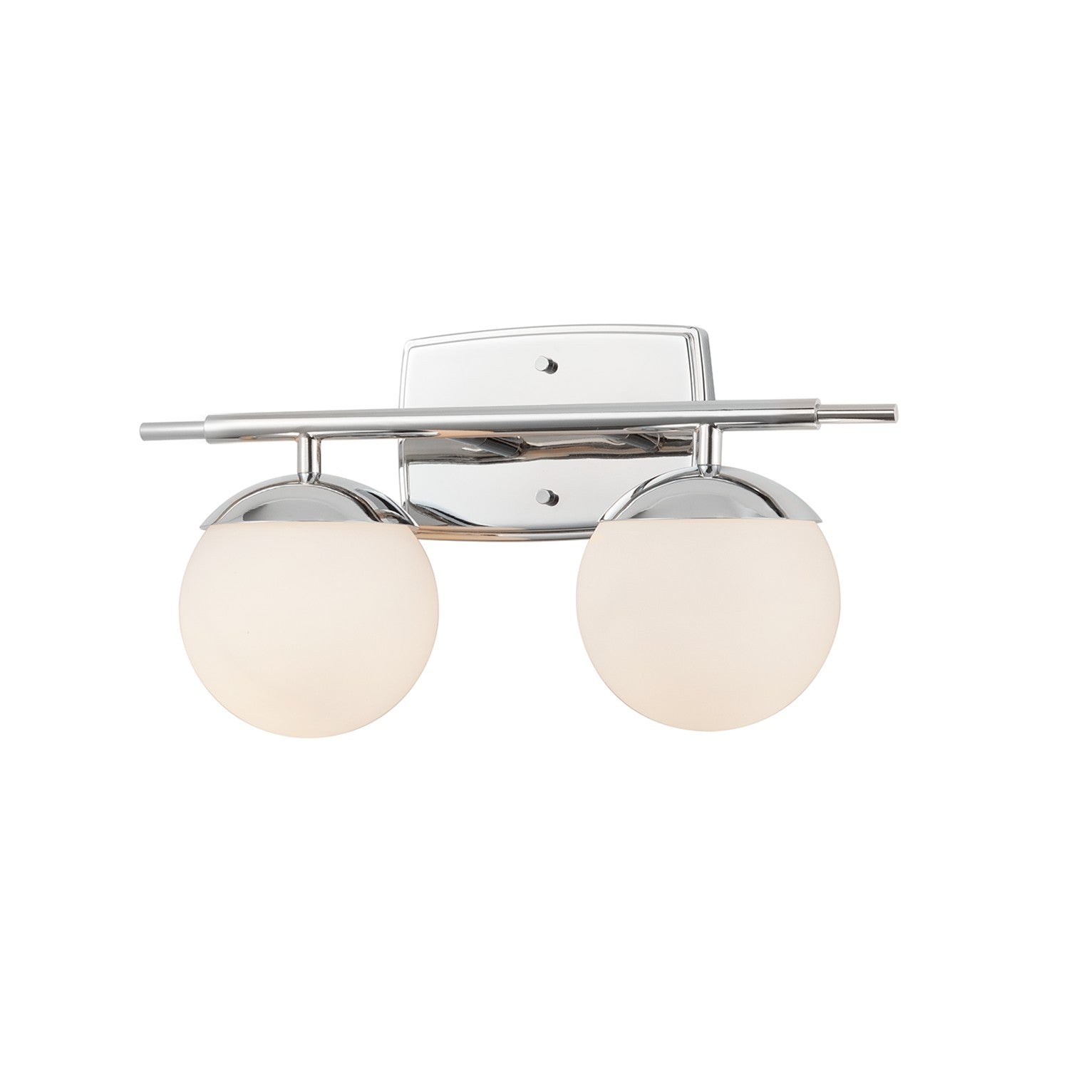 Justice Designs - FSN-8962-OPAL-CROM - Two Light Bath Bar - Fusion - Polished Chrome