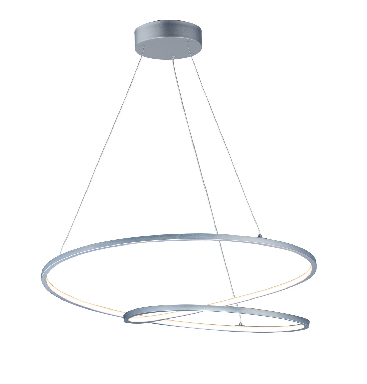 ET2 - E21327-MS - LED Pendant - Cycle - Matte Silver