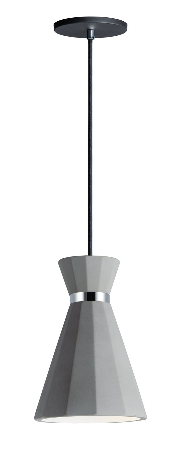 ET2 - E25036-GYPC - LED Pendant - Sash - Gray / Polished Chrome