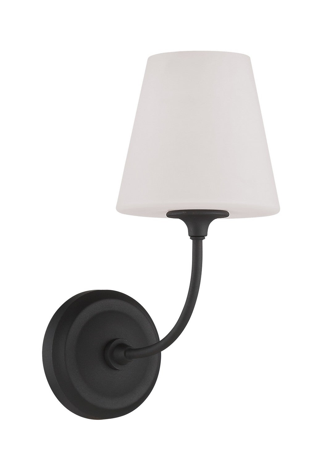 Crystorama - 2441-OP-BF - One Light Wall Sconce - Sylvan - Black Forged