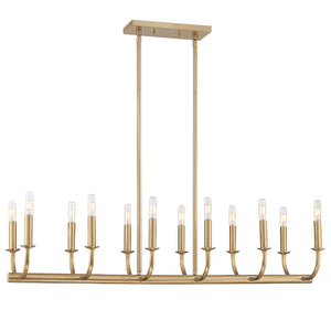 Crystorama - BAI-A2112-AG - 12 Light Chandelier - Bailey - Aged Brass