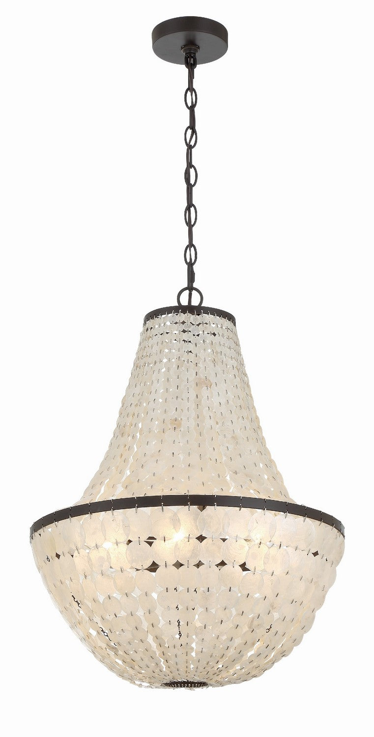 Crystorama - BRI-3006-DB - Six Light Chandelier - Brielle - Dark Bronze