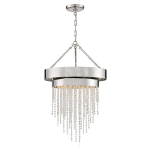 Crystorama - CLA-A3205-PN-CL-MWP - Five Light Chandelier - Clarksen - Polished Nickel