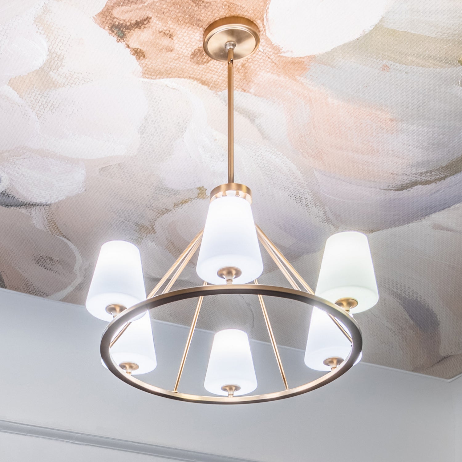 Crystorama - KEE-A3006-VG - Six Light Chandelier - Keenan - Vibrant Gold